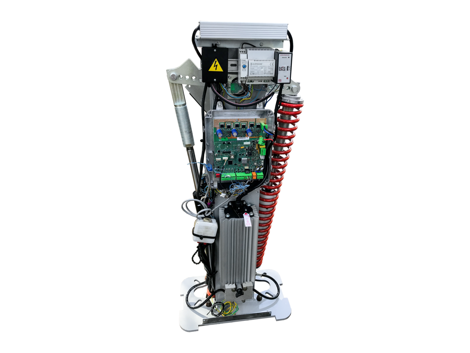 Barrière FAAC B680H - côté central électrique et hydraulique