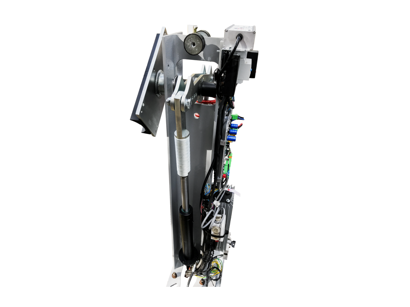 Barrière FAAC B680H - côté vérin et articulation hydraulique