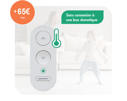 CLIMAT + contrôle la température intérieure et extérieure