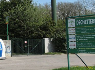 Déchetterie à proximité de La Marne
