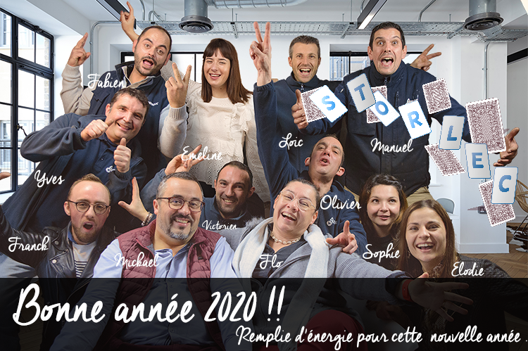 Bonne année 2020  de la part de l'équipe de Storelec