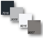 Couleur intérieure des portes sectionnelles